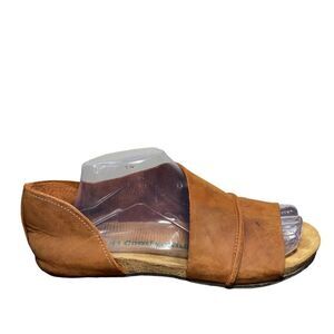 Brown Leather Women's Flats